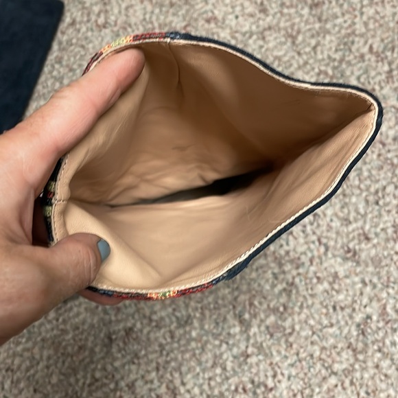 Sigerson Morrison suede western print boots with leather studded sock accent - Picture 6 of 14